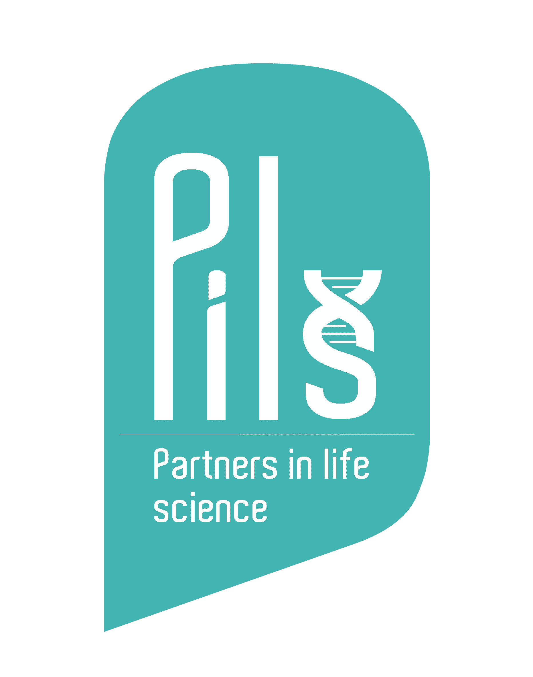 Pils, logotipo de Partner in Life Science