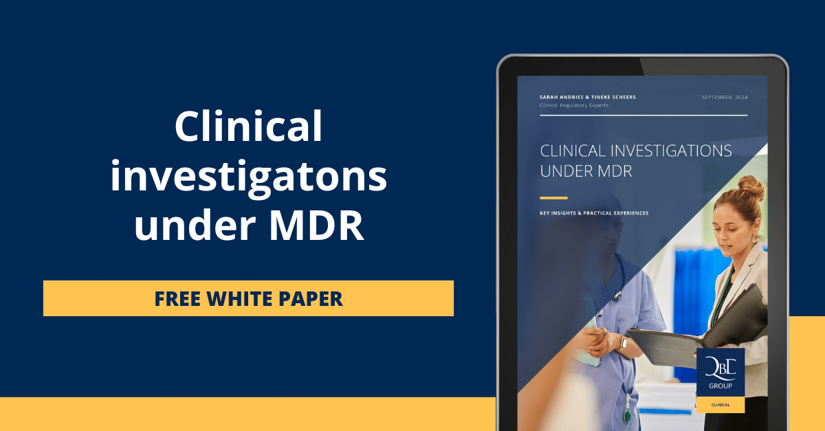 Clinical investigations under MDR