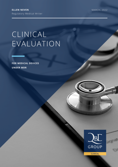 Evaluación clínica de los productos sanitarios en el marco del MDR