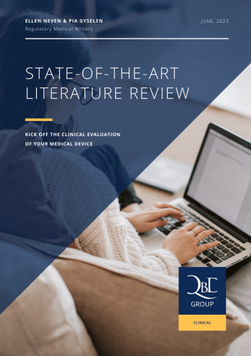 SOTA Literature Review Kick Off the Clinical Evaluation of your Medical Device - QbD Group